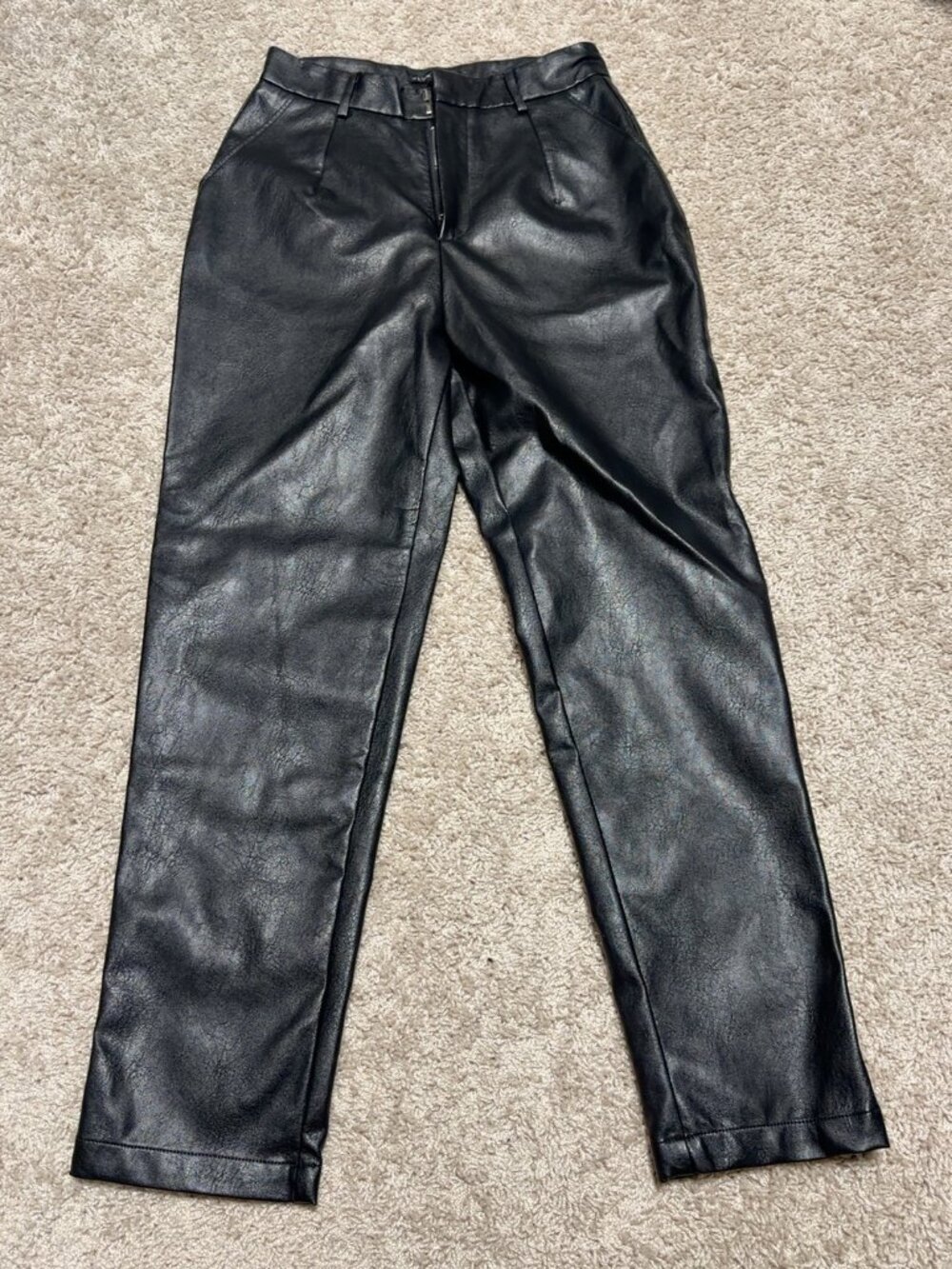 JLUXLABEL Faux Leather Trousers
